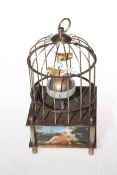 Mechanical birdcage clock,