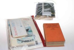 Cunard 1970's menus, tickets and ephemera including Schrafft's Motor Inn,
