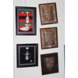 Three wall plaques,