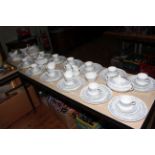Almost one hundred pieces of Wedgwood 'Petra' dinner and teaware
