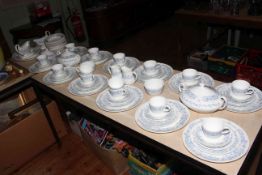 Almost one hundred pieces of Wedgwood 'Petra' dinner and teaware