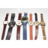 Six wristwatches including Breitling Bentley Special Edition, Aristocrat, Cossak,