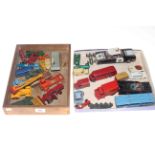 Collection of model vehicles including Lesney, Matchbox,