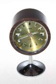 Japanese coral retro space clock,