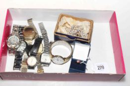 Watches including Sekonda, Rotary, Oris, Adida, Ballon Bleu de Cartier,