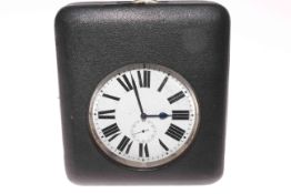 Oversize pocket watch in easel case