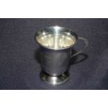 Silver Christening mug,