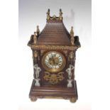 Ferguson Macbean, Inverness, castellated mantel clock,