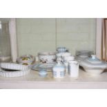 Royal Doulton 'Counterpoint' service, Royal Worcester' Evesham' flan dishes,