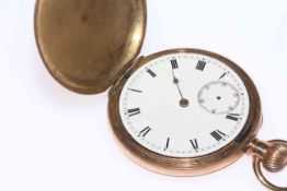 Waltham gold plated pocket watch