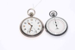 Omega pocket watch Y18536 and a 'Tim' stop watch