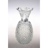 Waterford Crystal pineapple shaped vase, boxed,