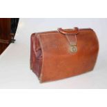 Vintage leather briefcase,