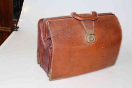 Vintage leather briefcase,