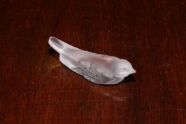 Small boxed Lalique bird