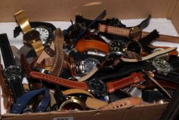 Collection of over forty gents wristwatches