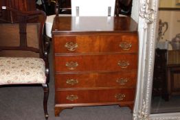 Georgian style mahogany four drawer chest