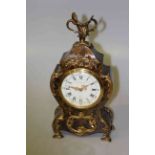 French mantel clock, the dial signed 'Hour Lavigne A' Paris',