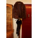 Vintage fox fur coat,