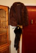 Vintage fox fur coat,