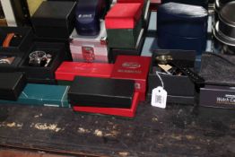 Collection of boxed gents wristwatches