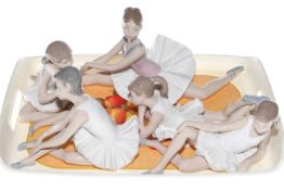 Five Nao Ballerina figures