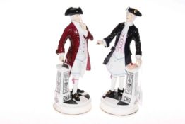 Pair Michael Sutty limited edition figures,