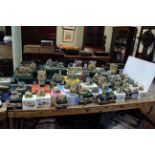 Collection of over forty Lilliput Lane cottages,