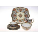 Noritake highly ornate thirty eight piece tea set,