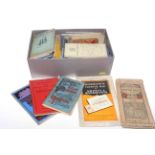 Assorted road maps including Cloth, Michelin, Johnston's Cycling, Ward Lock and Co.
