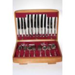 Cooper Ludlam stainless steel and EPNS boxed cutlery set.