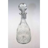 Thomas Webb crystal glass sherry decanter.