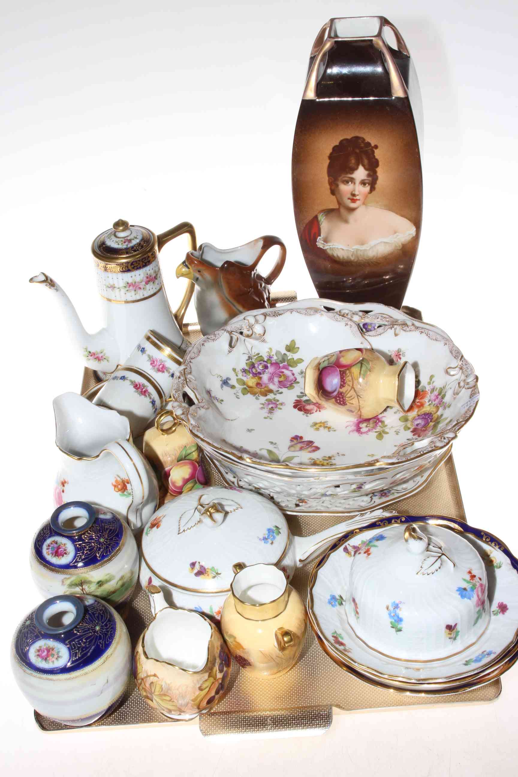 Continental bowls, Noritake, Dresden, Aynsley etc.