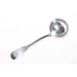 Silver ladle, London 1816.