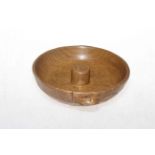 Robert Thompson of Kilburn 'Mouseman' nut bowl, 16cm diameter.