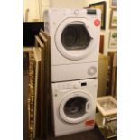 Hotpoint Auto washer and Hoover tumble dryer.