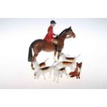 Beswick Huntsman and Hounds, and Fox (7).
