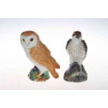 Beswick Owl and Osprey.