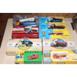 Boxed Diecast toy cars including Vanguards and Corgi (9).