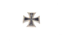 German iron cross bearing dates 1813 and 1914.