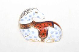 Royal Crown Derby horse paperweight.