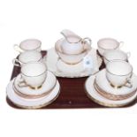 Pink Tuscan Plant tea set.