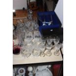 Assortment of Stuart, Gleneagles, Waterford, John Rocha, Dartington, boxed crystal glassware.