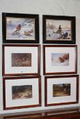 Collection of six Archibald Thorburn bird prints (4+2).