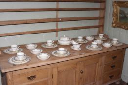 Royal Doulton Albany dinner set, approximately fifty seven pieces.