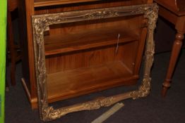 Ornate gilt wood frame, 60cm by 75cm.