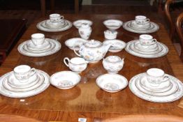 Wedgwood Kutani Crane chain, forty one piece tea set.