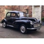 MORRIS MINOR 1000cc two-door motor vehicle, Date of First Registration 19.08.