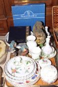 Collection of Hammersley, Minton, Wedgwood, Aynsley, Royal Worcester Evesham, Royal Doulton platter,