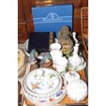 Collection of Hammersley, Minton, Wedgwood, Aynsley, Royal Worcester Evesham, Royal Doulton platter,